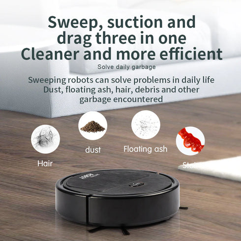 Automatic Robot Vacuum Cleaner For Home- Smart Charging