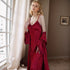 Luxury Satin & Lace Long Nightgown with Robe – Elegant Loungewear