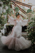 Luxury 3 colors Layered Tulle Sheer Robe Dress | Couture Ruffle Boudoir Robe Set