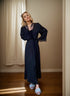 Luxury Satin & Lace Long Nightgown with Robe – Elegant Loungewear