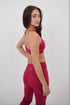 I Live in Luxury Red Sports Bra