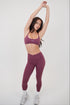 My Time Is Divine Plum Sculpt V-Waist Legging