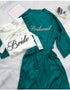 Custom Satin Bridesmaid Robes – Personalized with Name, Title, or Date | Wedding Party Gifts