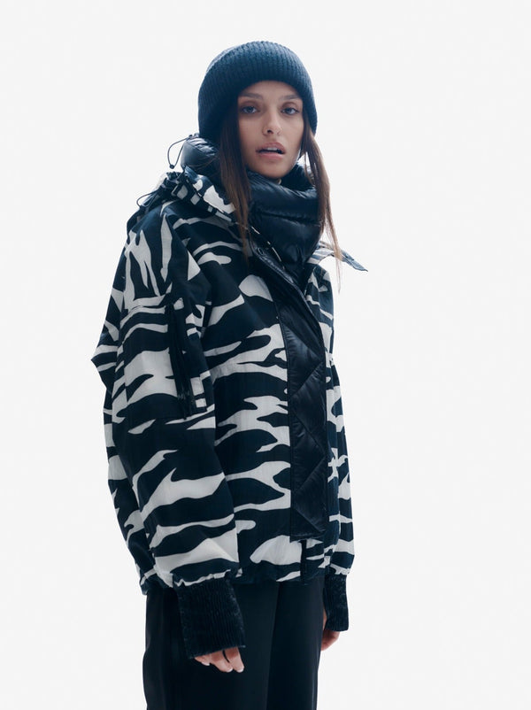 Sloane Insulated Jacket - Zebra