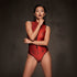 Zipper Sleeveless Swimsuit / Bodysuit / RED QUEEN