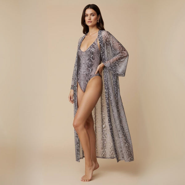 Luxe Beach Kimono / SNAKE