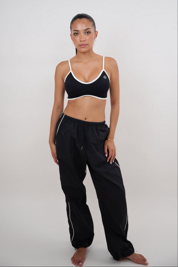I Accept Change with Grace Black Versatile Relaxed Fit Pant