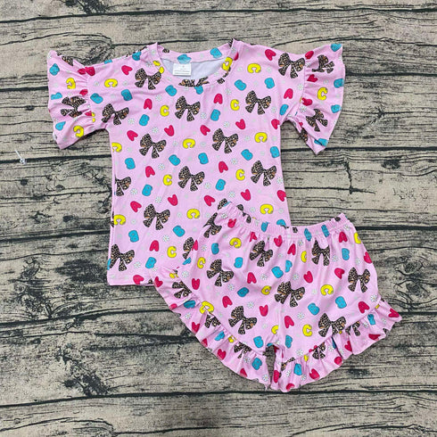 ABC ruffle top set