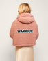 The Warrior Effect™ by Jill Martin Chenille Logo Cropped Sherpa Lounger Jacket