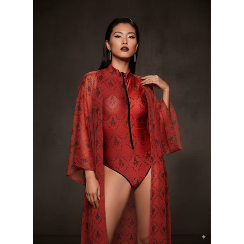 Luxe Beach Kimono / RED QUEEN