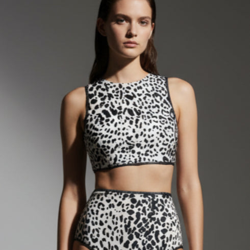 High Waist Bikini / WHITE LEO