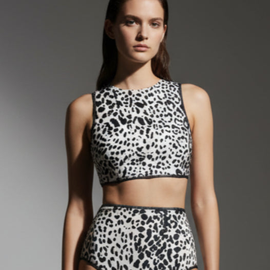 Swim Top / WHITE LEO