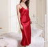 Silky Elegant Night Dress long Slips Multicolors - Tea length