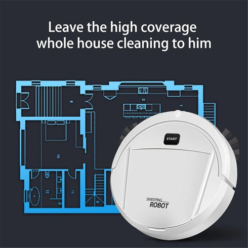 Automatic Robot Vacuum Cleaner For Home- Smart Charging