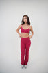 I Live in Luxury Red Sports Bra