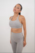 I Am Glowing Frosty Gray Quick Dry Butter Bra