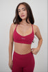 I Live in Luxury Red Sports Bra