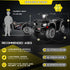 12V Kids RideOn ATV Quad - Battery Powered Electric Car with Speed and Soft Braking System