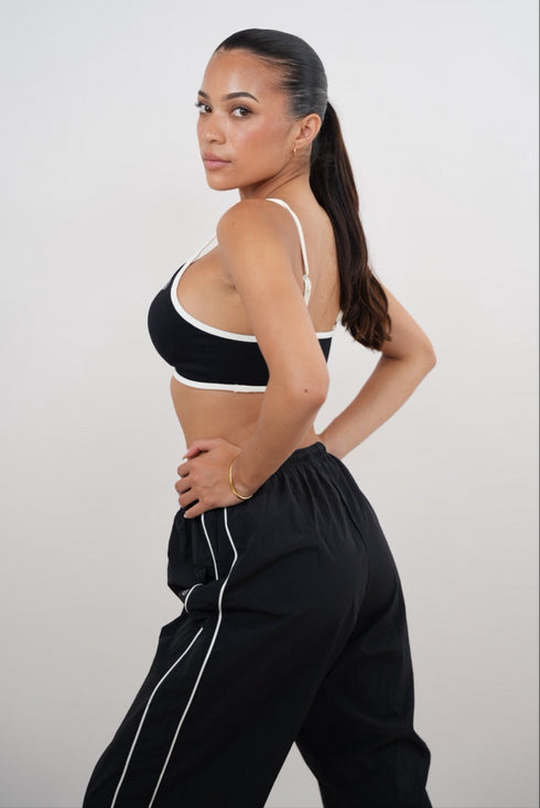 I Accept Change with Grace Black Versatile Relaxed Fit Pant