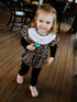 Birthday girl leopard romper