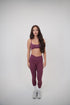 My Time Is Divine Plum Sculpt V-Waist Legging