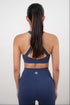 I Am Glowing Navy Blue Quick Dry Butter Bra