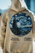 Starry Night Inspired Oversized Hoodie – Artistic Streetwear Unisex