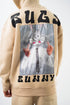 Bugs Bunny Graphic Unisex Oversized Hoodie - Vintage Cartoon