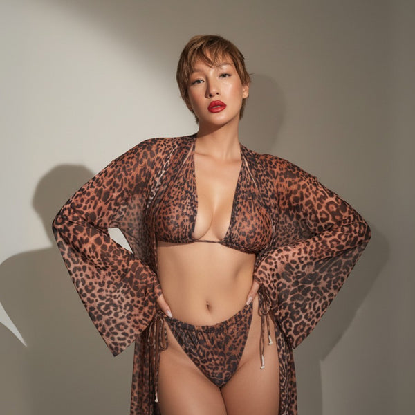 Luxe Beach Kimono / CHEETAH
