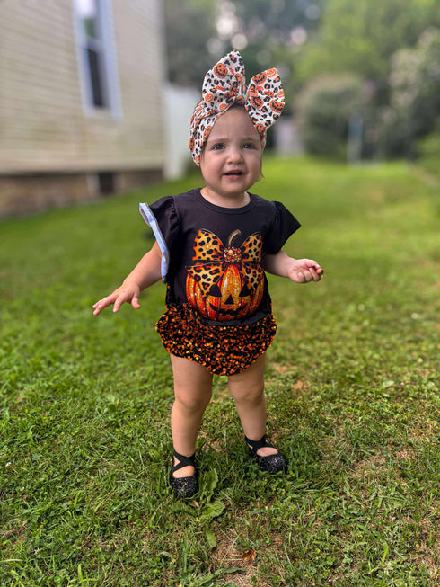 Pumpkin bow flutter leo only