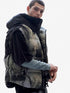 Hooded Down Vest - Rekall Tie