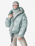 Short Down Puffer - Slate Gray