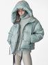 Short Down Puffer - Slate Gray