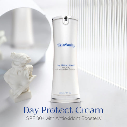 SkinSanity® Day PROtect Cream - Antioxidant Moisturizer with SPF 30 1 oz