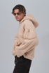Exposed Seam Fleece Hoodie