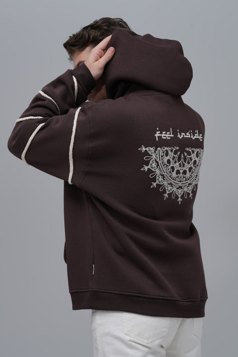 "Feel Inside" Embroidered Hoodie