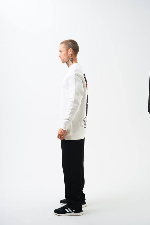 Gangster Oversized Sweatshirt: Urban Streetwear & Graphic Design