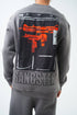 Gangster Oversized Sweatshirt: Urban Streetwear & Graphic Design