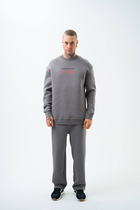 Gangster Oversized Sweatshirt: Urban Streetwear & Graphic Design