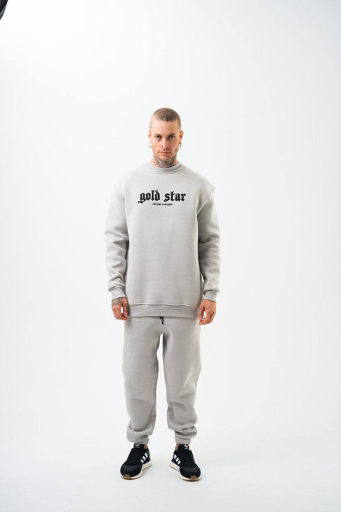 Gold Star' Urban Streetwear Sweatshirt: Weapon & Money Graphic