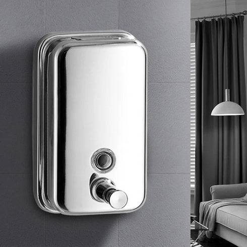 Stainless Steel Wall-Mounted Handwash Dispenser for Office, Kitchen, and Bathroom