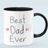 Best Dad Ever Mugs Papa Birthday Gift 11oz Ceramic Father Birthday Travel Beer Mug and Cup