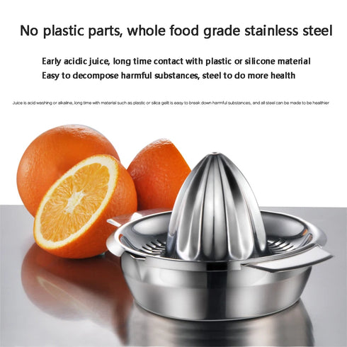 Portable Stainless Steel Citrus Fruit Juicer
