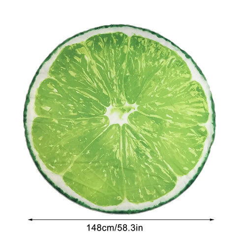 Summer New Pineapple watermelon Beach Towel Tapestry Carpet With Tassels Microfiber Beach Picnic Blanket Mat Tapestry hot sell