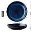 Japanese Blue Kiln-Glazed Ceramic Tableware Set – Elegant Porcelain Rice Bowls, Plates, Spoons, and Ramen Soup Dishes