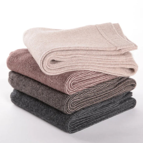 Thick Cashmere Winter Leggings - Warm Thermal Pants for Women & Men