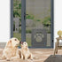 ZK30 Easy Install Pet Door Safe Lockable Magnetic Screen Outdoor Dogs Cats Fashion Window Gate House Enter Freely