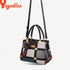 Yogodlns New Luxury Women's Handbag-Designer Stitching Plaid Shoulder Bag