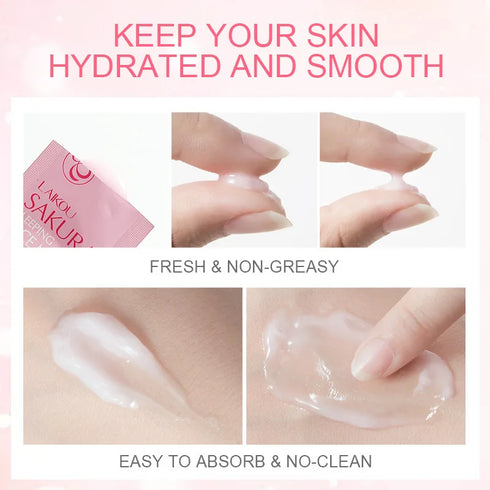 7-Piece Night Facial Mask Pack – Moisturizing and Nourishing Sleeping Masks with Natural Ingredients – Sakura, Seaweed, Snail, Centella, Matcha, and 24K Gold – 3g x 7pcs