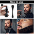 4Pcs/set Men Beard Growth Kit Professional Hair Growth Enhancer Set Beard Care Nourishing with Beard Growth Roller Massage Comb